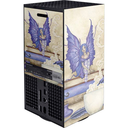Bookworm Fairy by Amy Brown XBox Series X Digital Edition Console Skin